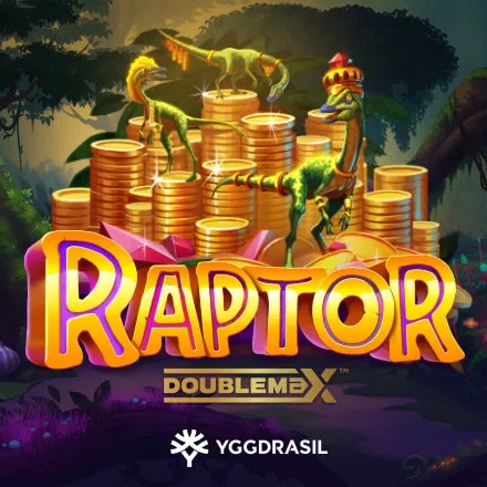 Yggdrasil Raptor Doublemax slotspel op Justbit